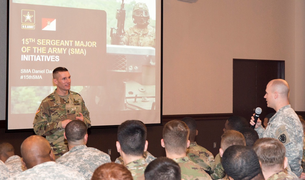 SMA engages with Camp Zama Soldiers during visit