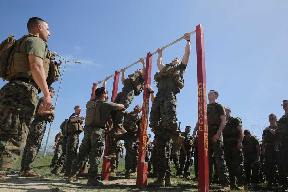 BSRF Marines evaluate fitness during Spartan Elite competition