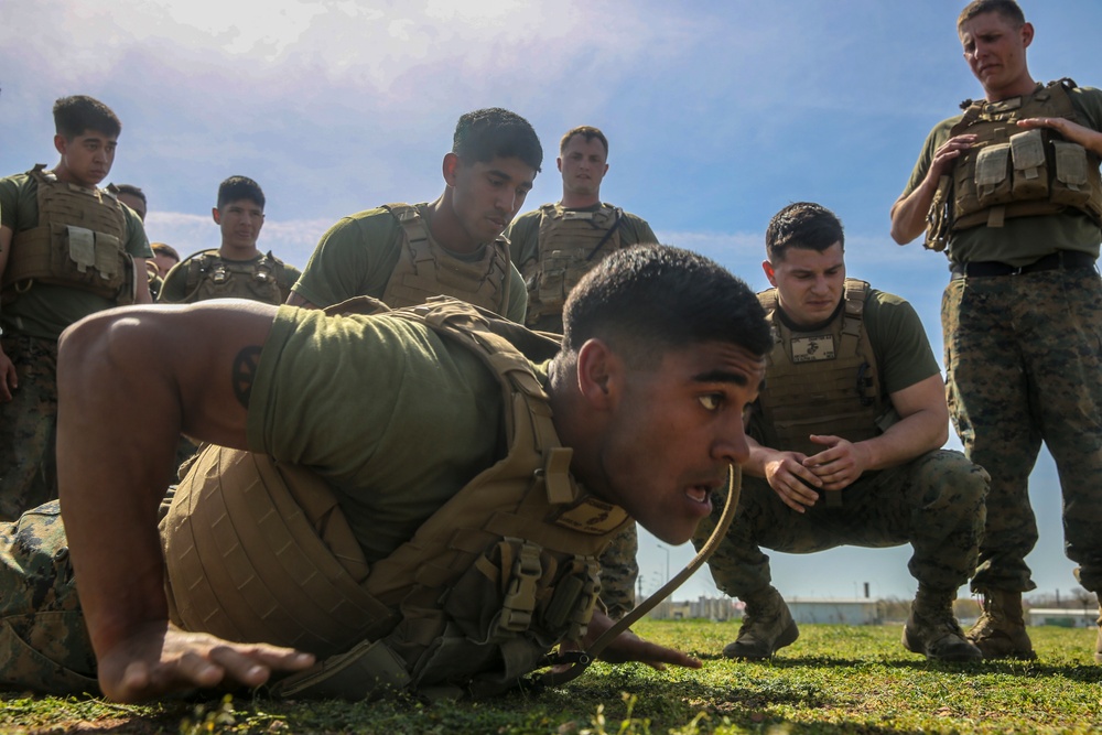 BSRF Marines evaluate fitness during Spartan Elite competition