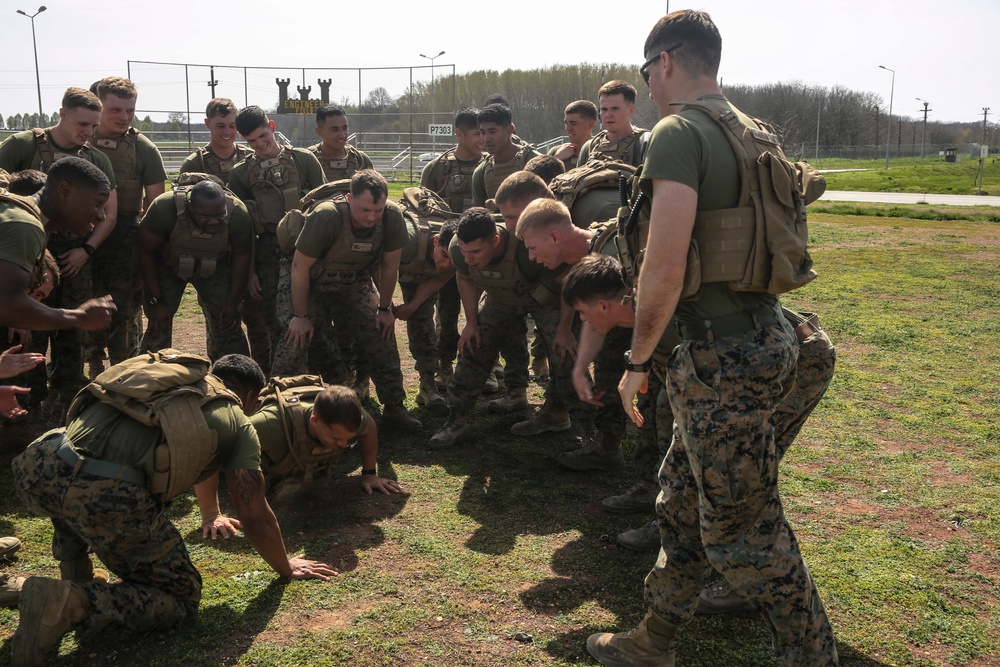 BSRF Marines evaluate fitness during Spartan Elite competition