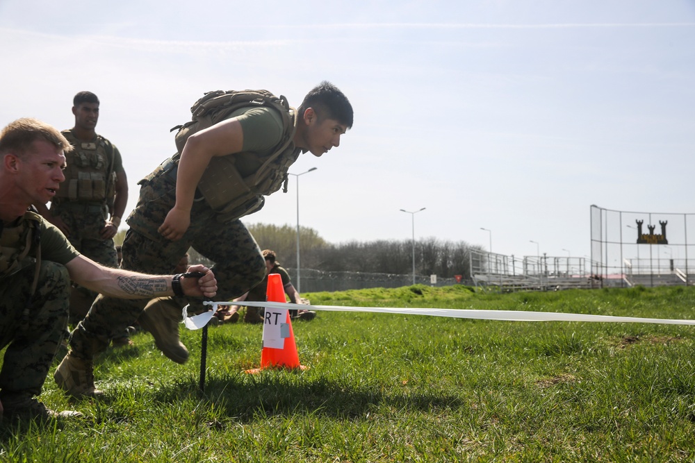 BSRF Marines evaluate fitness during Spartan Elite competition