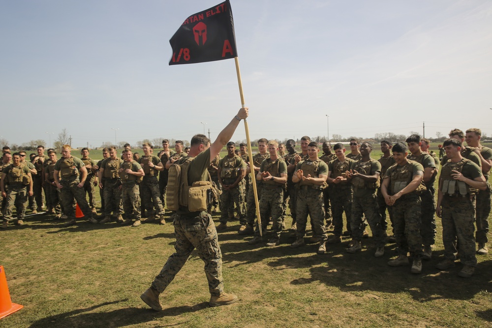 BSRF Marines evaluate fitness during Spartan Elite competition