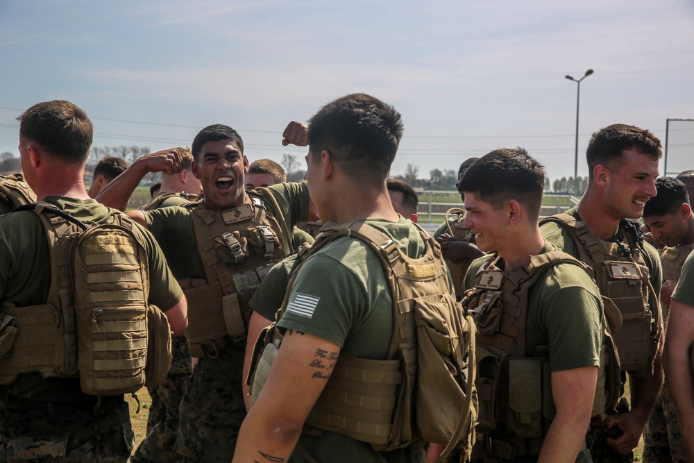 BSRF Marines evaluate fitness during Spartan Elite competition