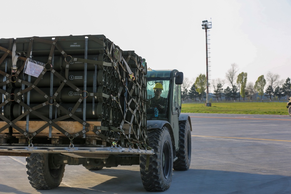 BSRF Marines receive ammunition supply for upcoming exercises