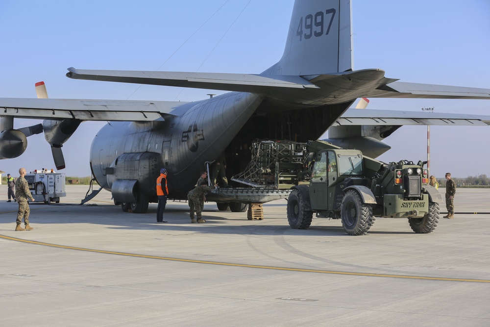 BSRF Marines receive ammunition supply for upcoming exercises