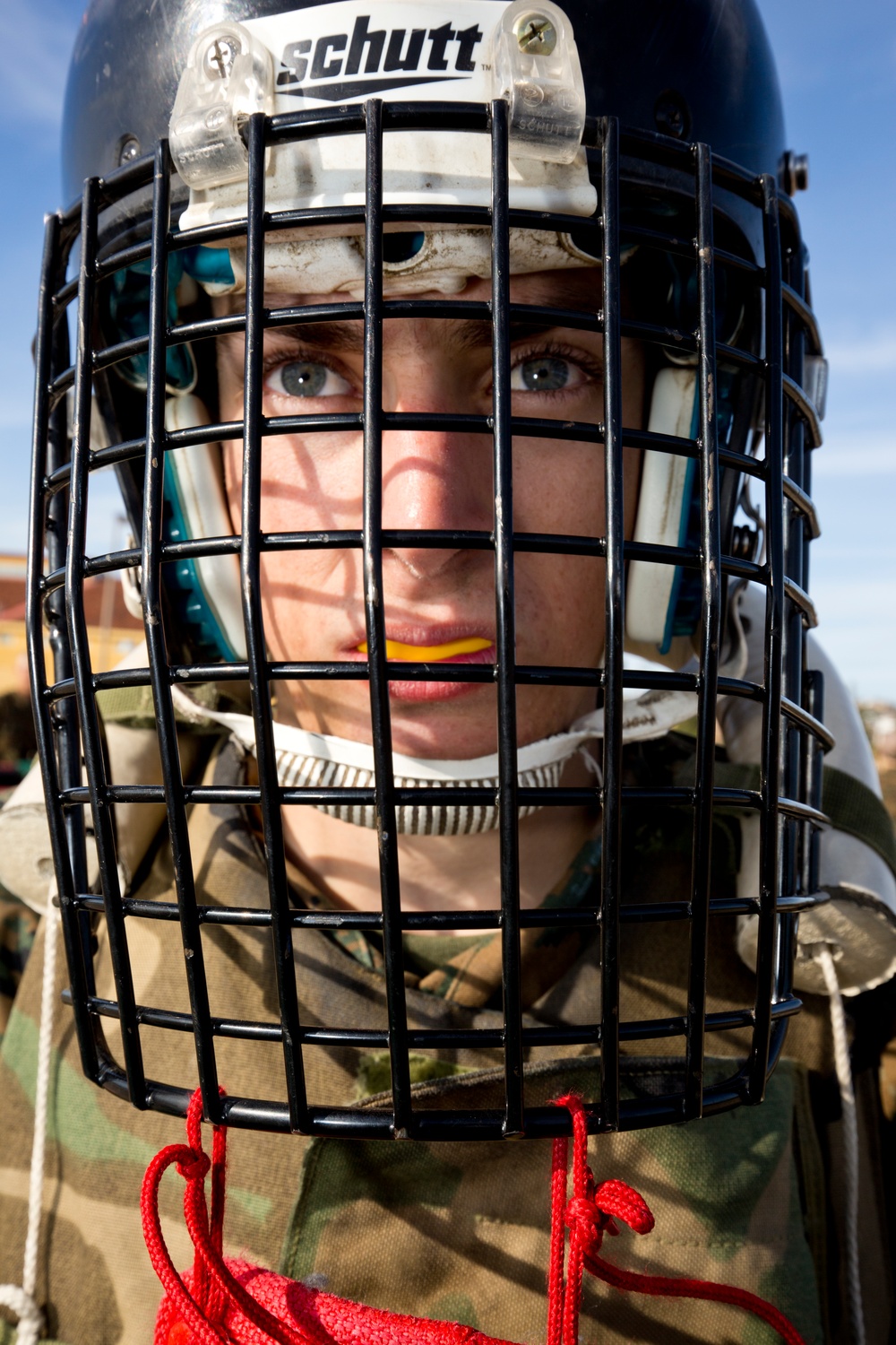 C Co Fights with Pugil Sticks