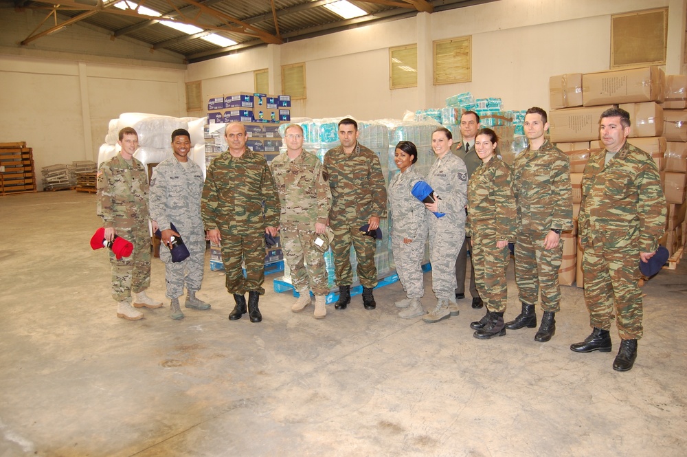 U.S. EMBASSY ATHENS and U.S. European Command (EUCOM) Provide Humanitarian Assistance in Greece