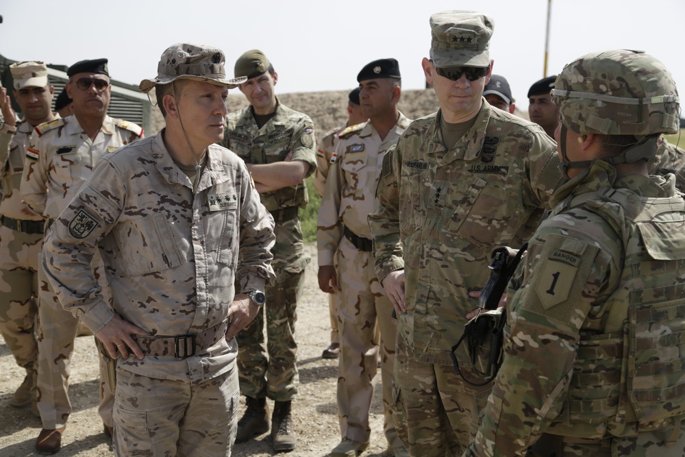 Lt Gen MacFarland visits Besmaya Range Complex