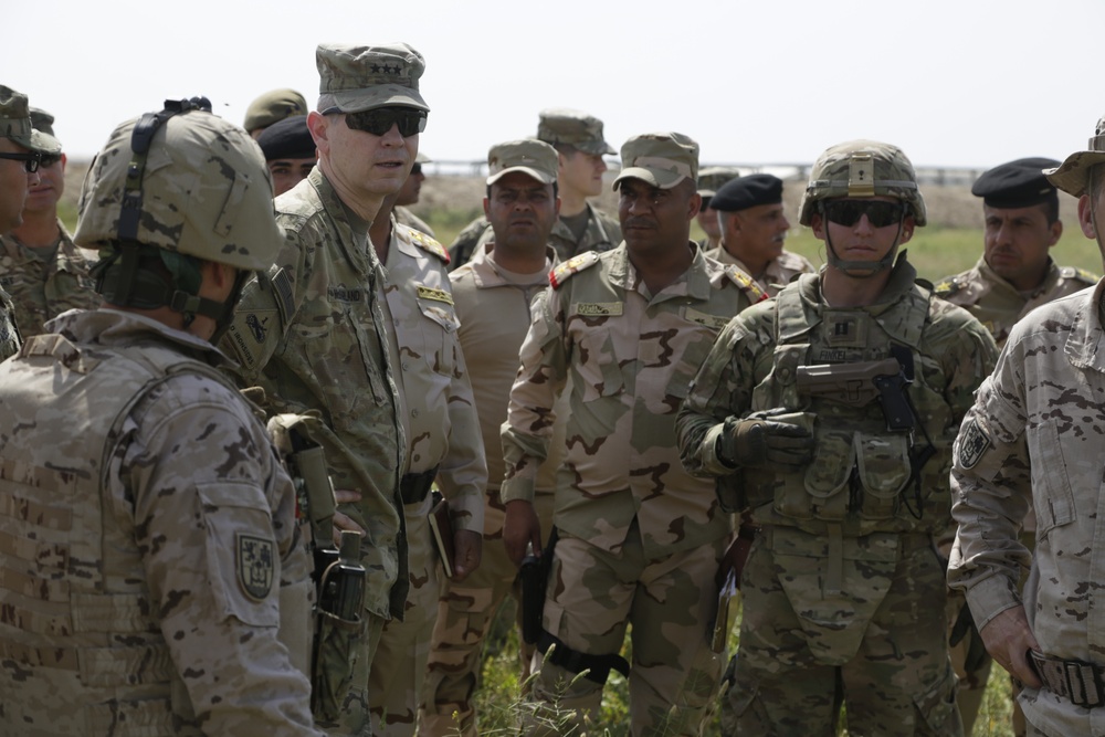 Lt Gen MacFarland visits Besmaya Range Complex