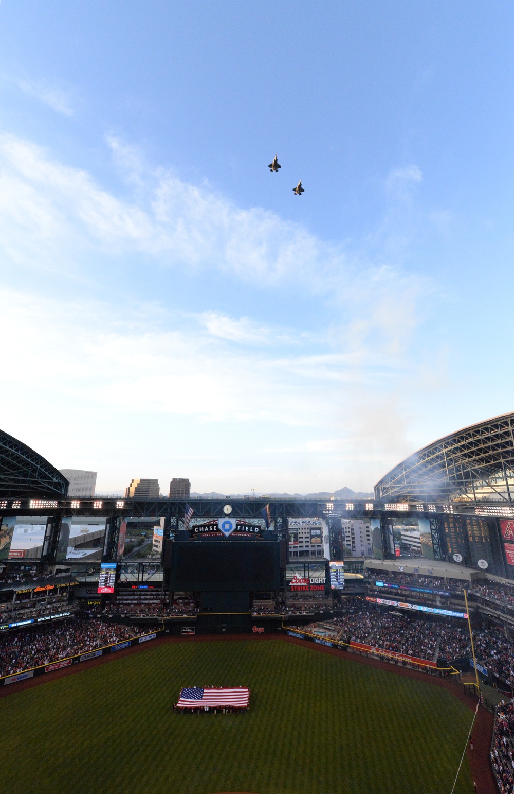 Chase Field Flyover