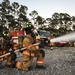 Dusk or dawn, fire commandos train on