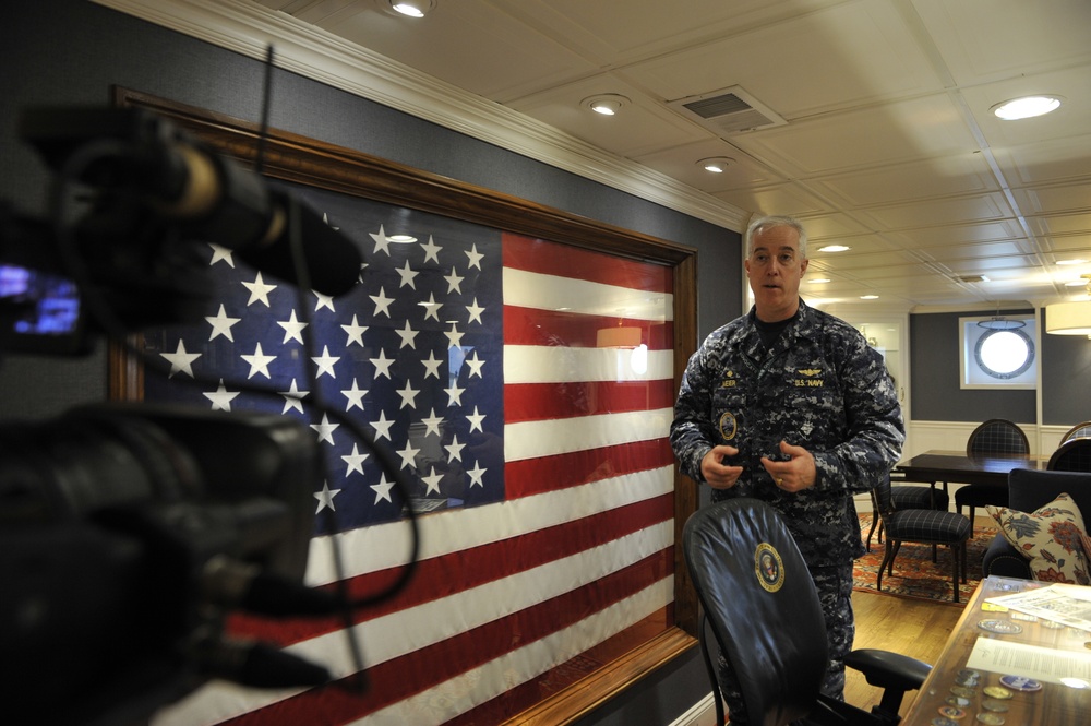 Ship sponsor tours CVN 78