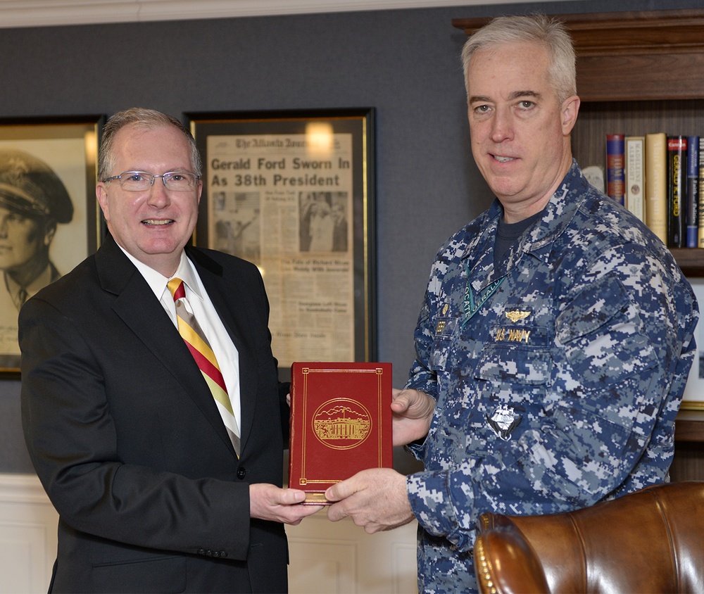 Ship Sponsor Attends Luncheon Prior to Statue Unveiling