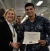 Ship Sponsor Meets Ford's Newest In-Port Security Graduates