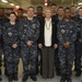 Ship Sponsor Tours CVN 78's Forecastle