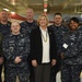 Ship Sponsor Tours CVN 78's Forecastle