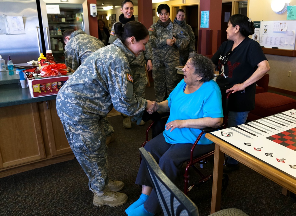 Alaska National Guardsmen enjoy cultural exchange with residents at top of the world