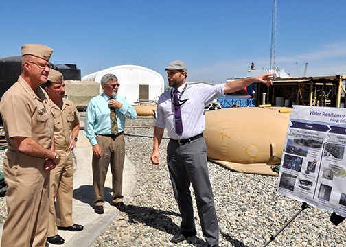 NAVFAC Chief Engineer RADM Muilenburg introduces Strategic Design to EXWC