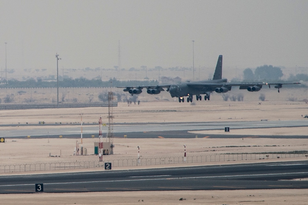 B-52s Arrive at Al Udeid Air Base