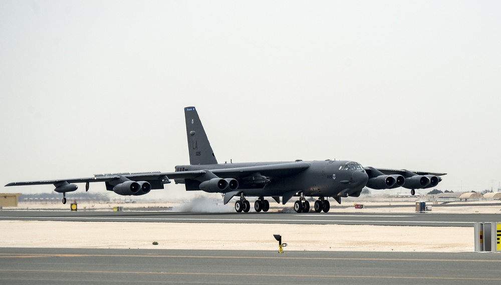 B-52s Arrive at Al Udeid Air Base