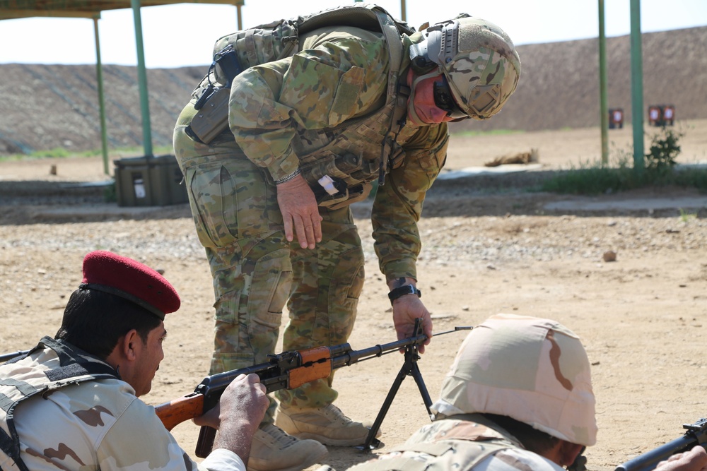 Taji Military Complex Guarding and Protection Battalion participate in zeroing range