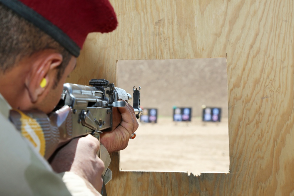 Taji Military Complex Guarding and Protection Battalion participate in zeroing range