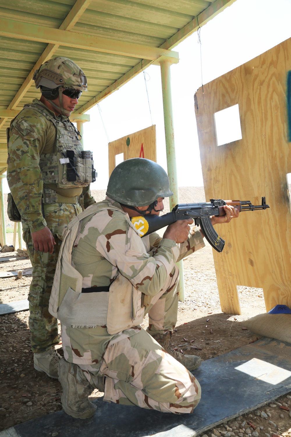 Taji Military Complex Guarding and Protection Battalion participate in zeroing range