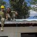 Construction continues at Matangharon Elementary School during Balikatan 2016