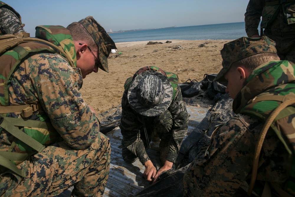 ROK Marine Raiding Drills