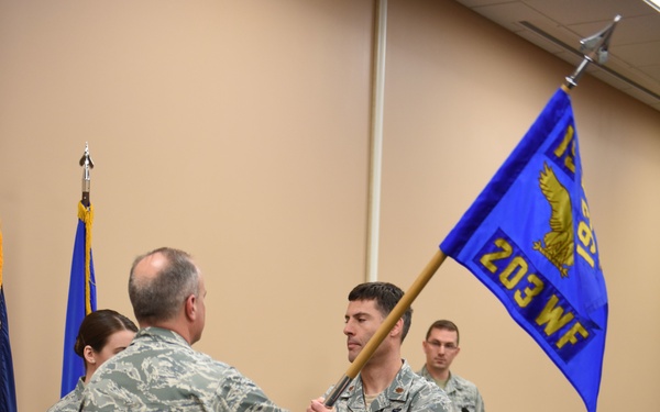 203rd WF hosts assumption of command