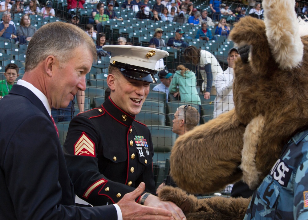 Seattle Mariners Salute the Armed Forces Night