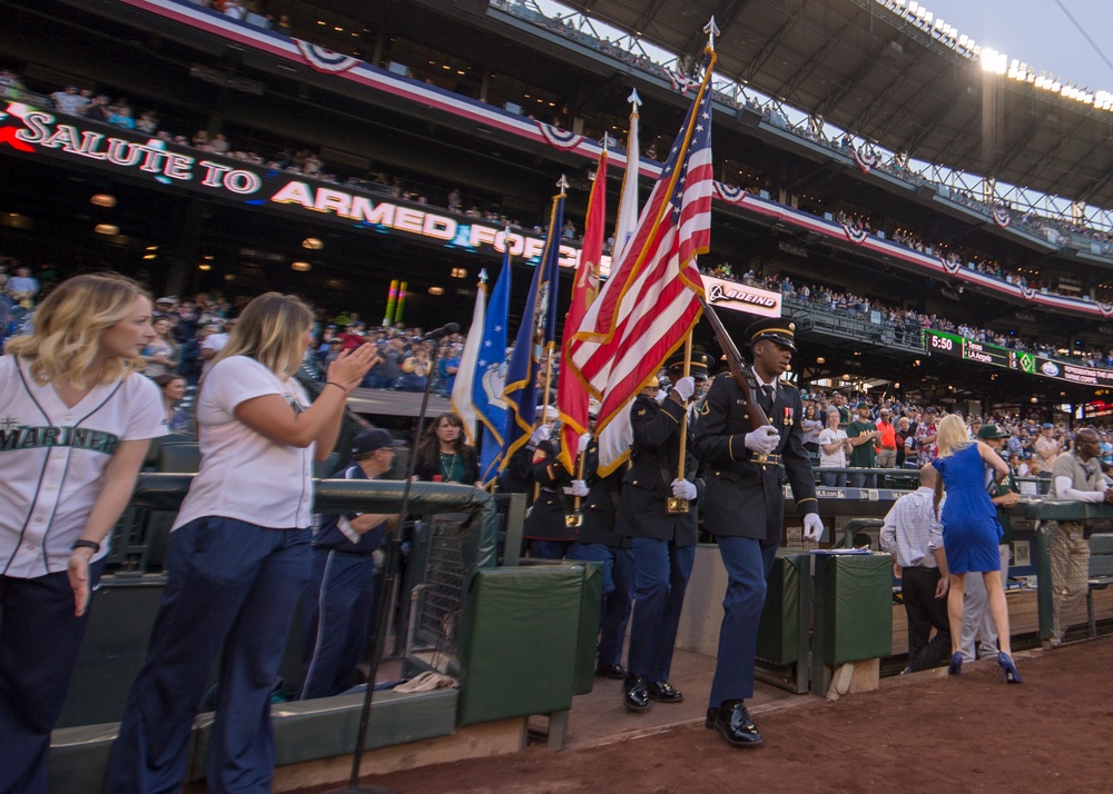 Seattle Mariners Salute the Armed Forces Night