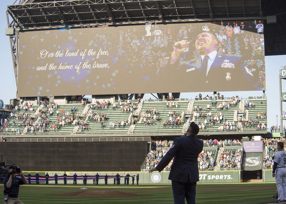 Seattle Mariners Salute the Armed Forces Night