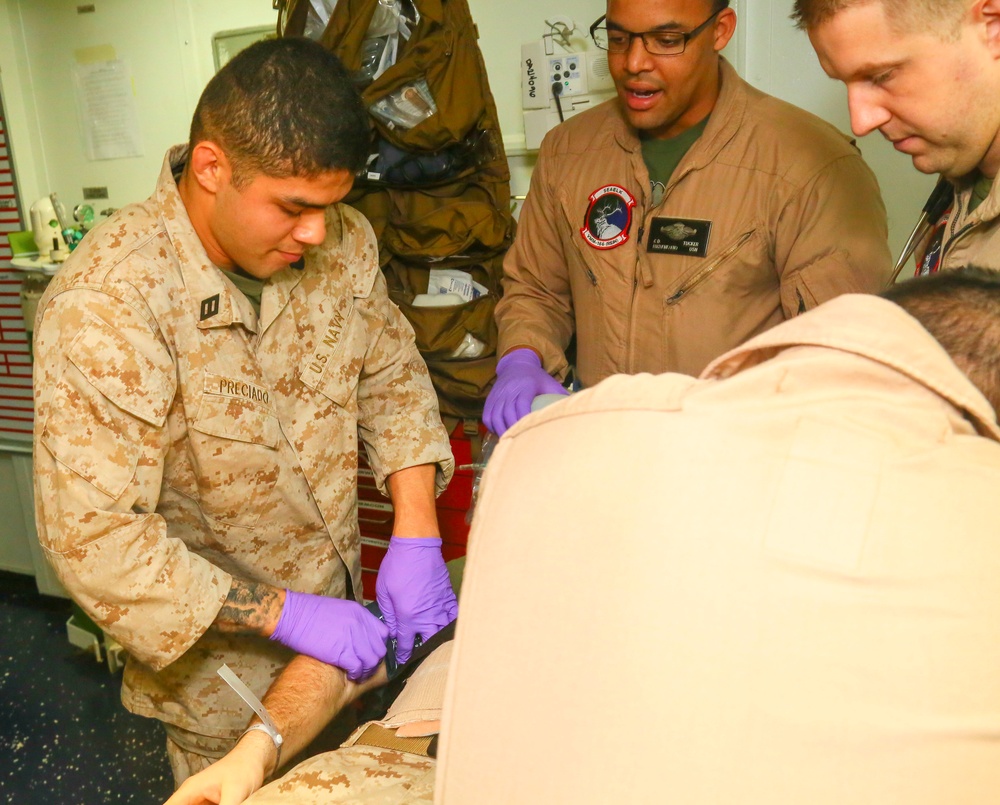 13th MEU Sailors lend a healing hand