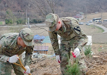 Cav Soldiers go green for community projects