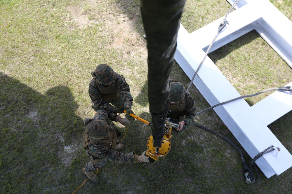 The next step; student pilots conduct external lifts