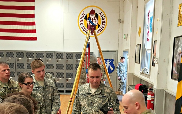 22nd CHEM Soldiers visit JHU