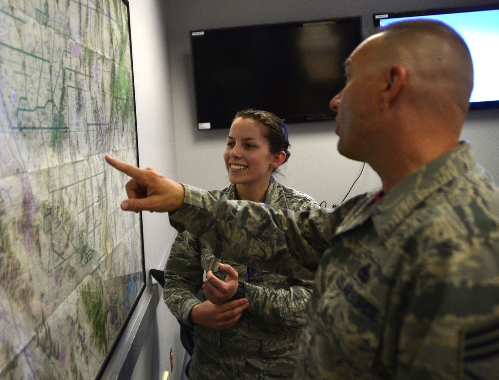 Command chief spends a day with 22nd RS Airmen