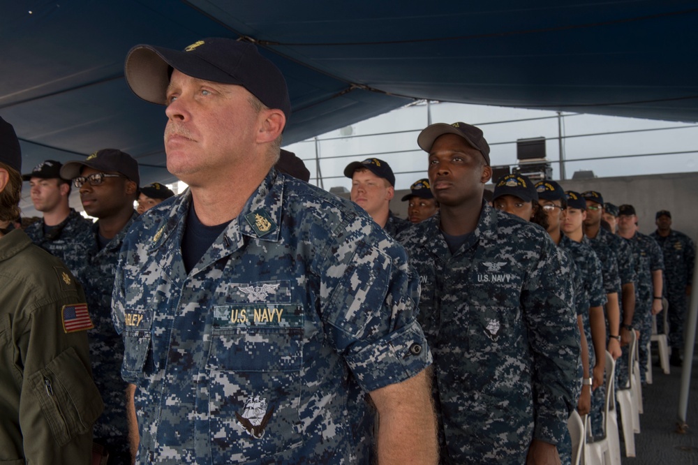 SD visits the USS Blueridge