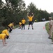 FRCSE Chiefs mark their birthday with PT session for Sailors