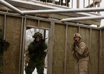Reserve Marines focus on defensive tactics to counter national crises during exercise Arctic Eagle
