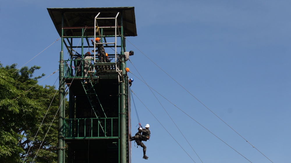Rope Rescue Operations during Balikatan 2016.