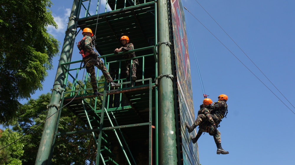 Rope Rescue Operations during Balikatan 2016.