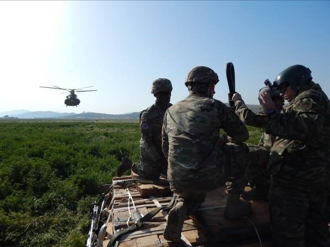 5th QM and Greek riggers train on Airdrop Ops in Exercise Spartan Hellenic