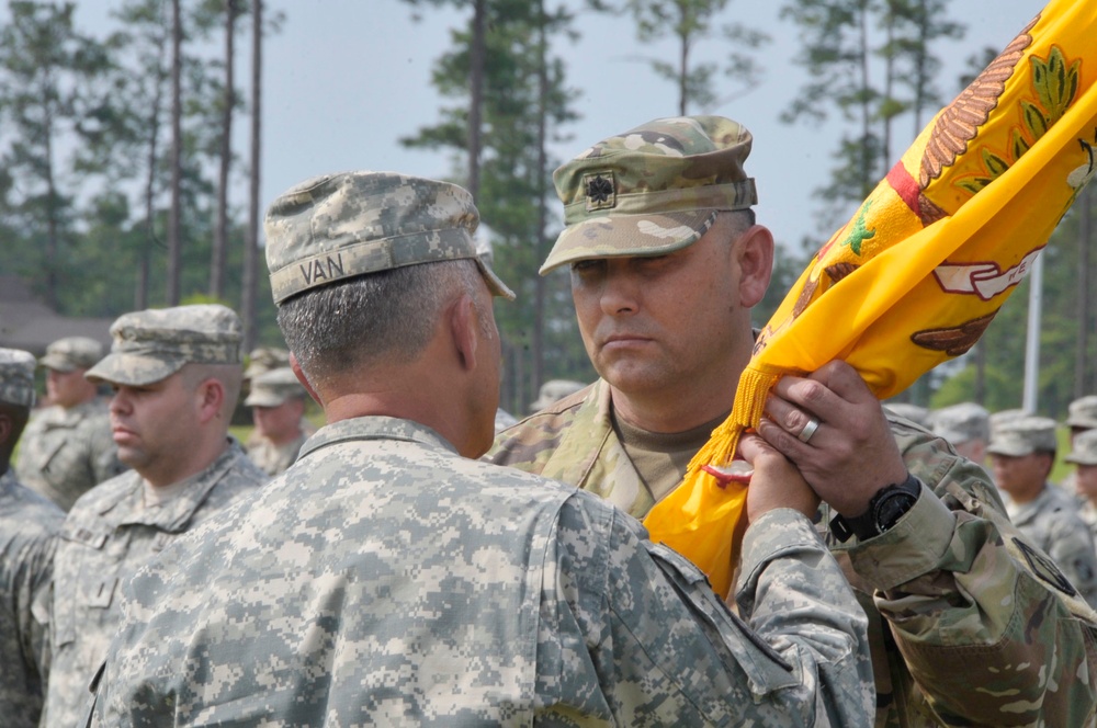 Lt. Col. Olier takes command of Armored Regiment