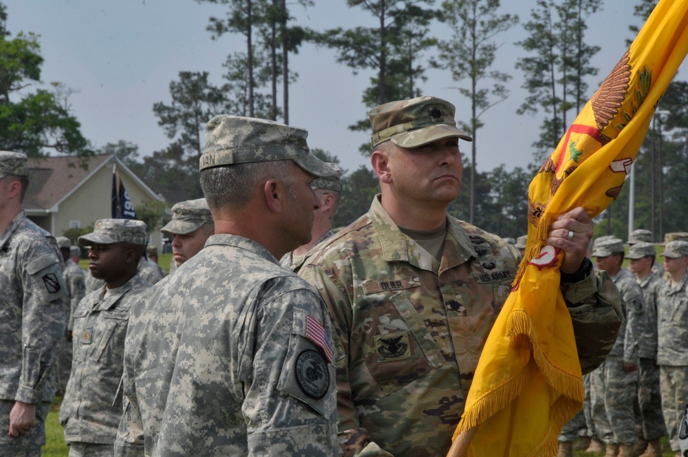 Lt. Col. Olier takes command of Armored Regiment