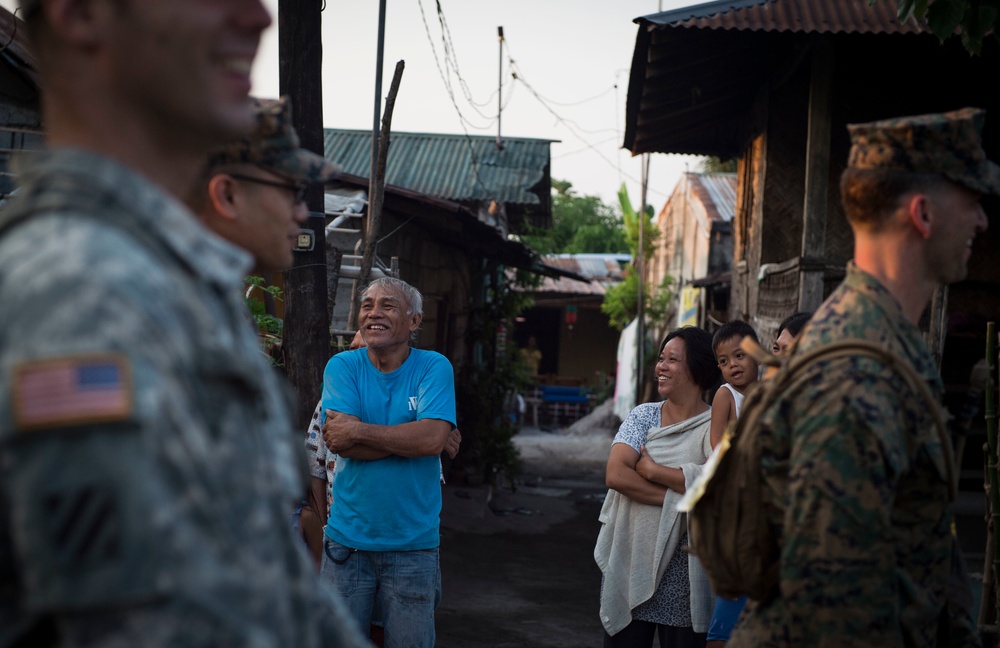 U.S. and Philippine service member’s participle in the 2nd annual Capas Freedom March