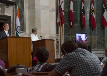 SD visits New Dehli, India