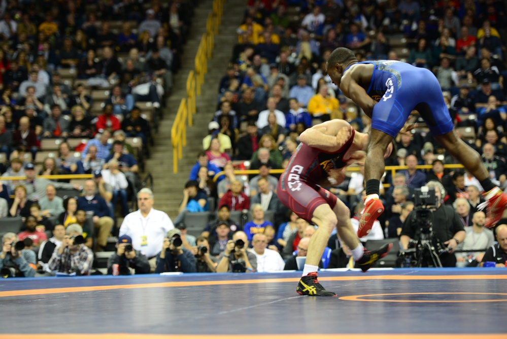 Soldiers compete in 2016 U.S. Olympic Wrestling Trials