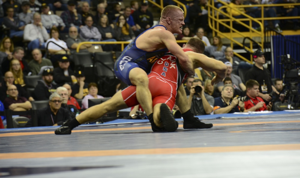 Soldiers compete in 2016 U.S. Olympic Wrestling Trials